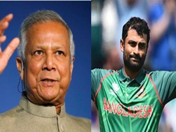 Bangladesh Chief Advisor Muhammad Yunus and former cricketer Tamim Iqbal (Photo: Reuters, ICC)