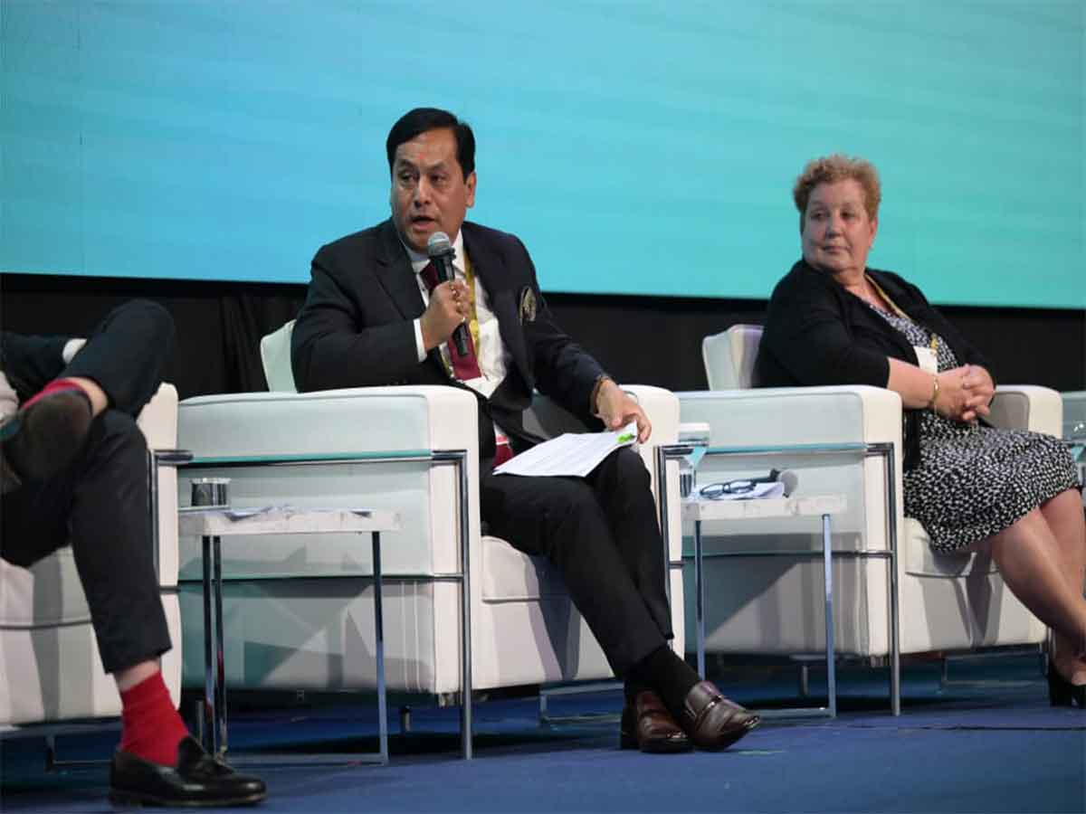 Union Minister of Ports, Shipping and Waterways Sarbananda Sonowal attends Singapore Maritime Week  (Image Credit: Sarbananda Sonowal Office) 