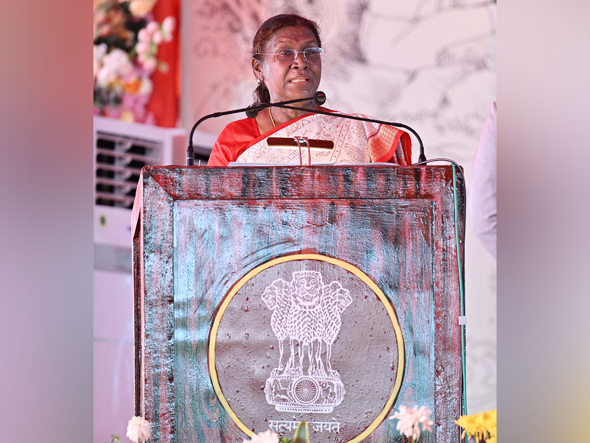 President of India Droupadi Murmu in Bhubaneswar. (Photo/PIB)