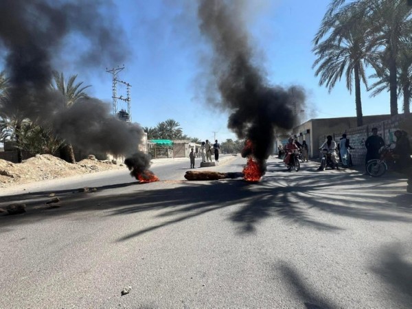 Baloch Yakjehti Committee protest in Panjgur (Image Credit: X/@BalochYakjehtiC)