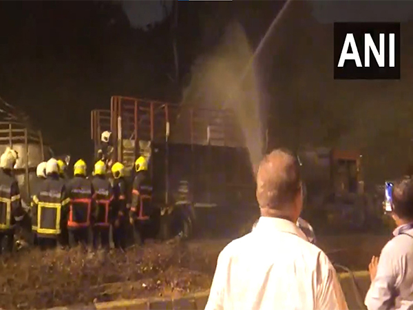 Massive fire breaks down in Mumbai's Dharavi (Photo: ANI)