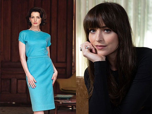 Actors Anne Hathaway and Dakota Johnson (Image Source: Instagram/@annehathaway/X)