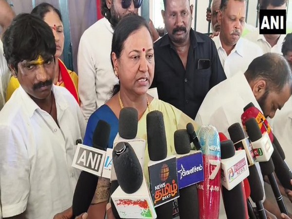 DMDK General Secretary Premalatha Vijayakanth (Photo/ANI)