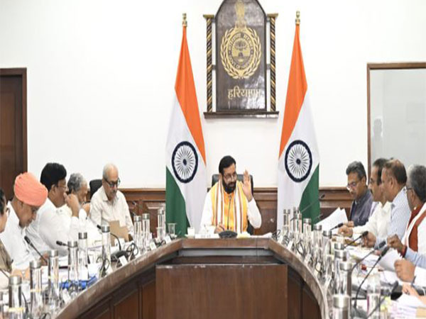 Haryana Chief Minister Nayab Singh Saini during cabinet meeting (Photo/Haryana Govt)