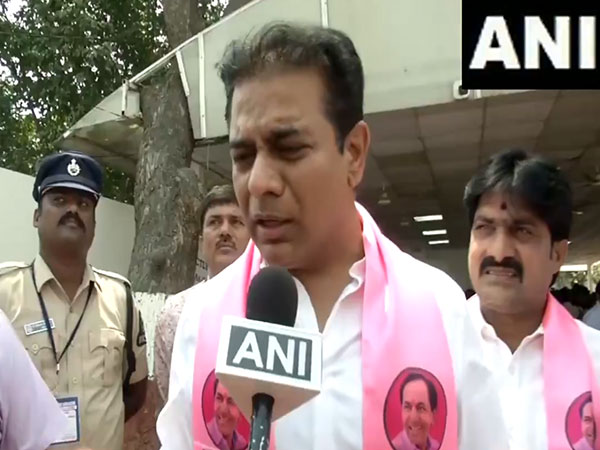 Bharat Rashtra Samithi Working President and Telangana MLA KT Rama Rao (Photo/ANI)
