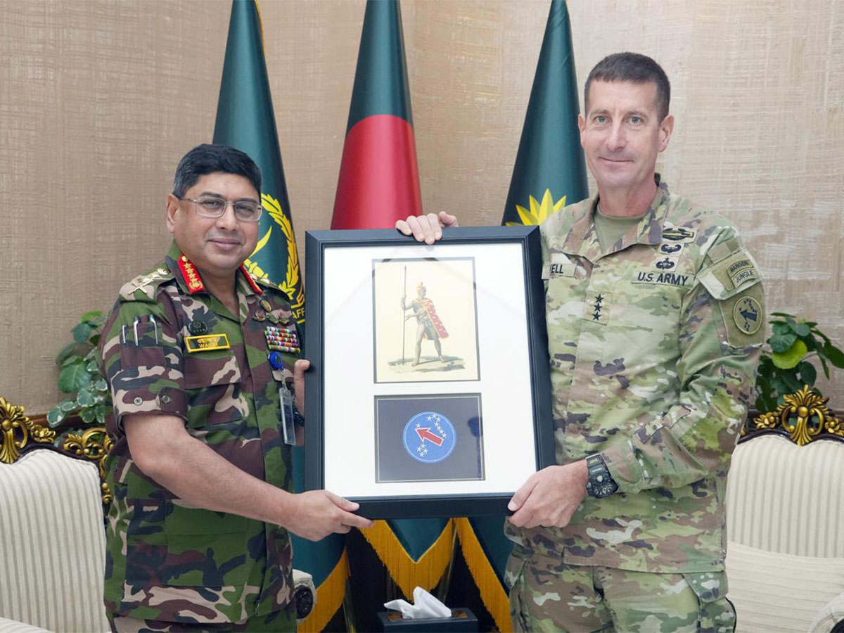 US general stresses need for professional military forces for regional security in Bangladesh. (Photo/US Embassy in Dhaka)