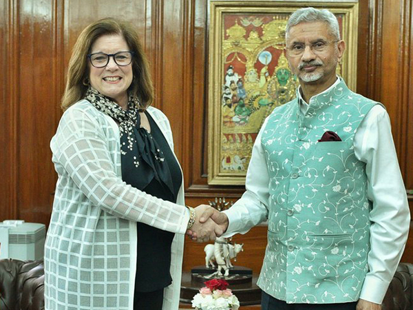 External Affairs Minister S Jaishankar, US Chamber of Commerce President and CEO Suzanne Clark (Image Credit: X/@DrSJaishankar) 