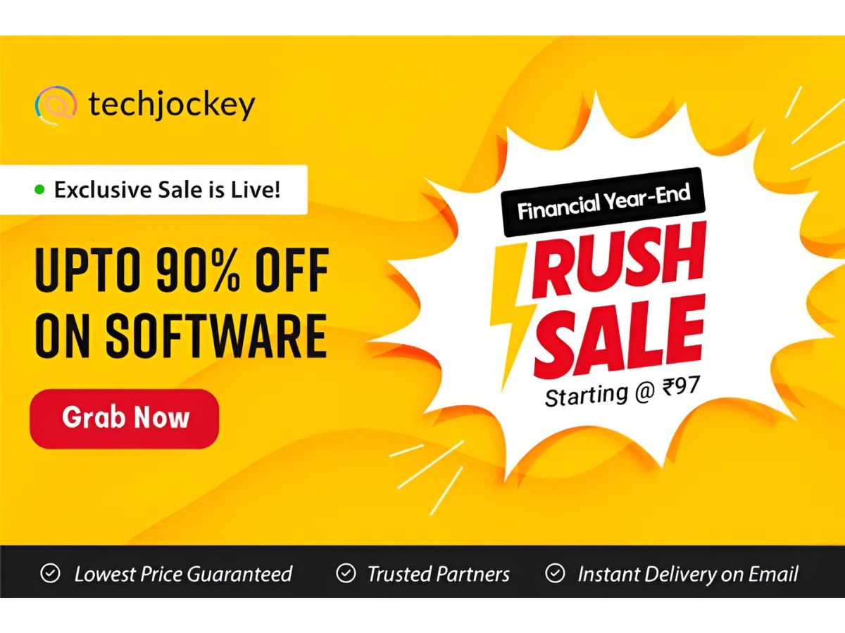 Avail Upto 90% Discount on Software