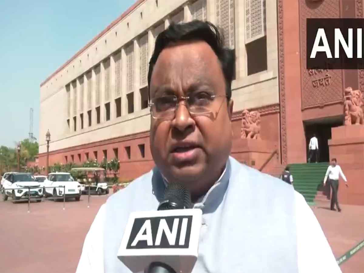 BJD MP Sasmit Patra (Photo/ANI)