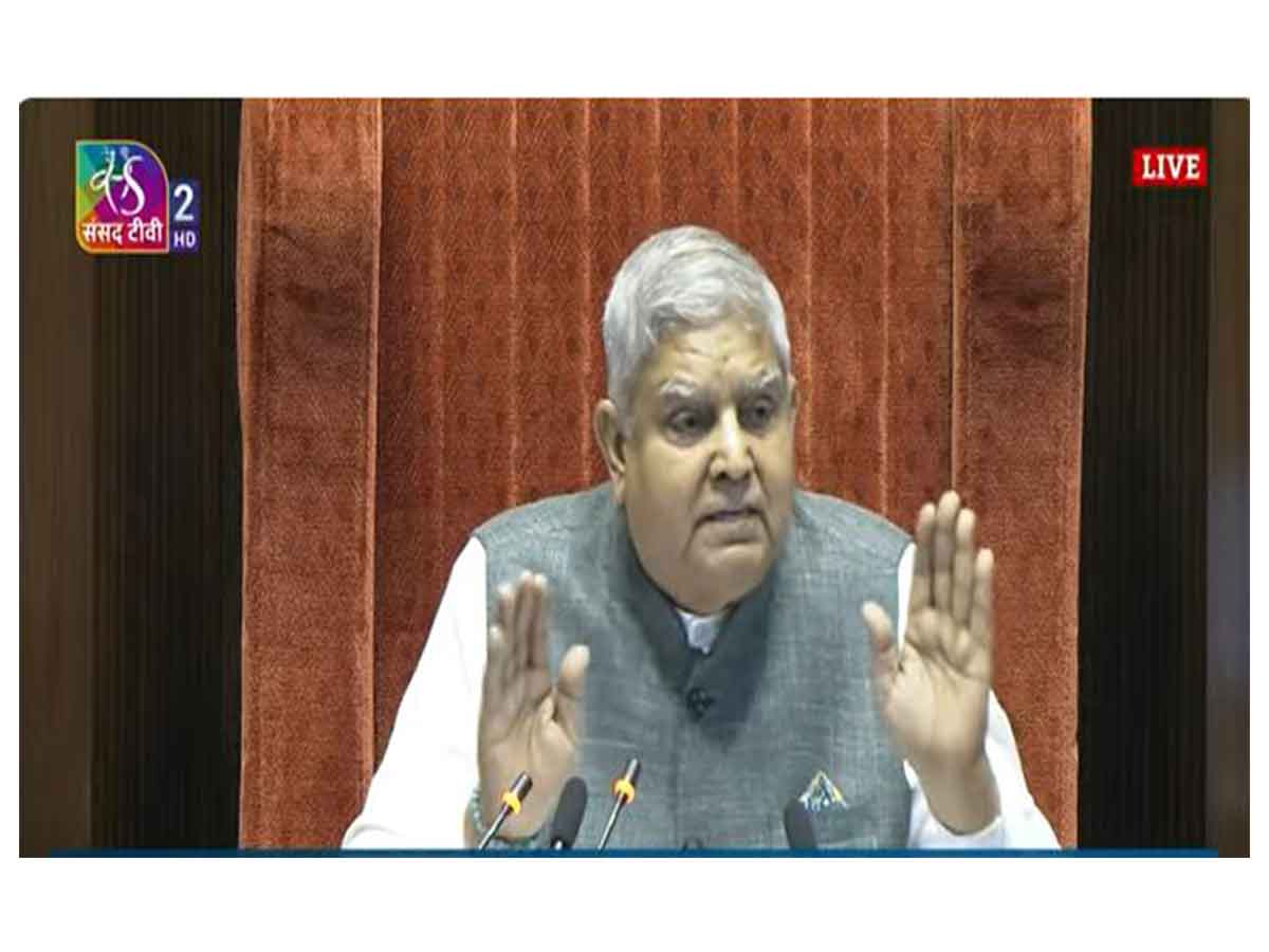 Rajya Sabha Chairman and Vice President Jagdeep Dhankar (Photo/SansadTV)