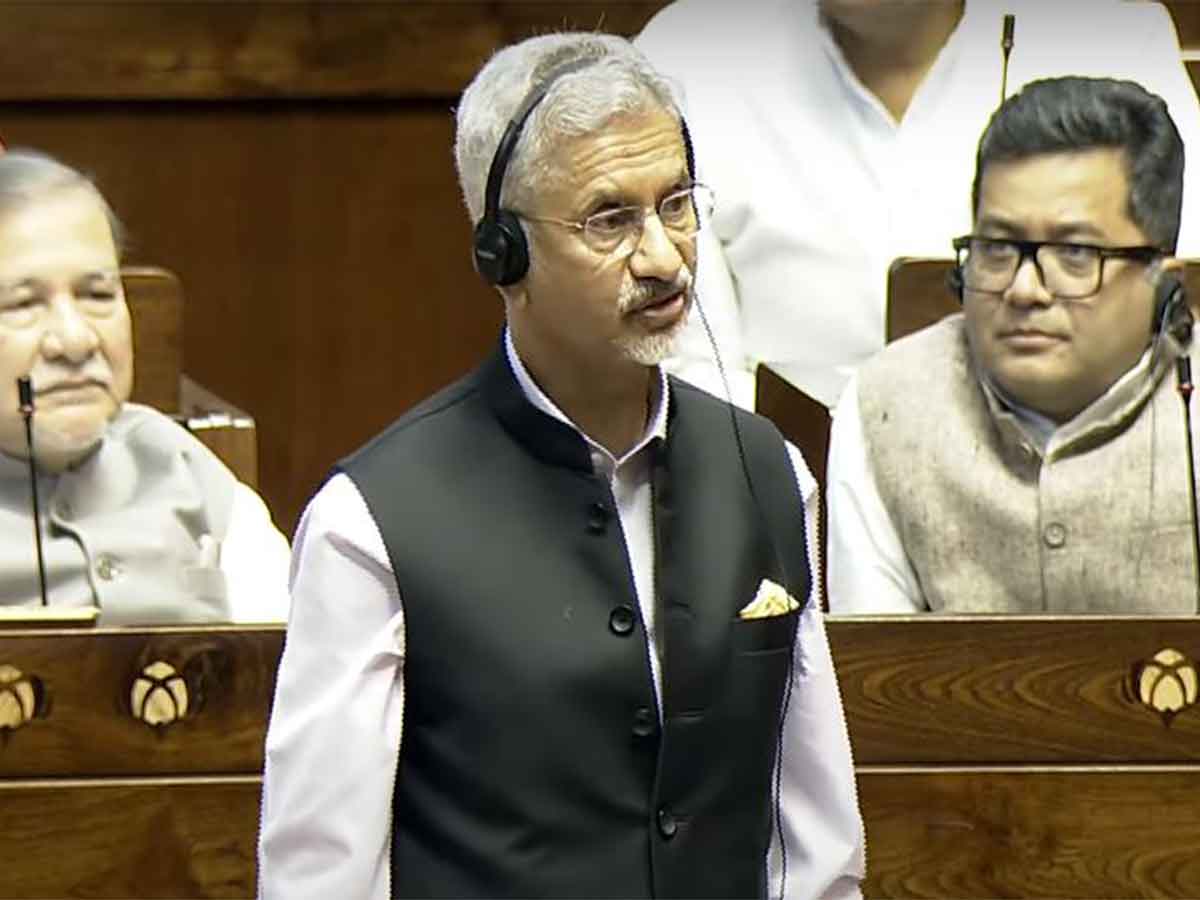 External Affairs Minister S Jaishankar. (Photo/YoutubeSansad TV)