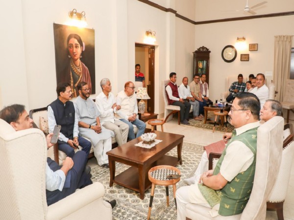 Assam CM Himanta Sarma, NDA MPs in New Delhi (Photo/ANI)