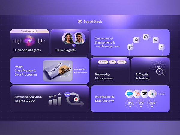 SquadStack Introduces All-in-One CX Solution Featuring the Humanoid AI Agent