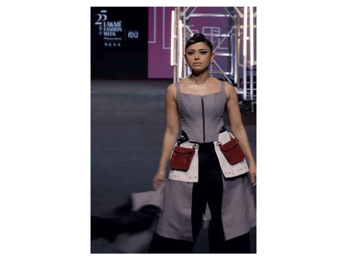 Nushrratt Bharuccha (Image source: Lakme Fashion Week)