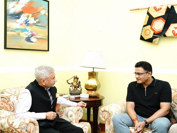 S Jaishankar and Anil Kumble. (Photo-X/@DrSJaishankar)