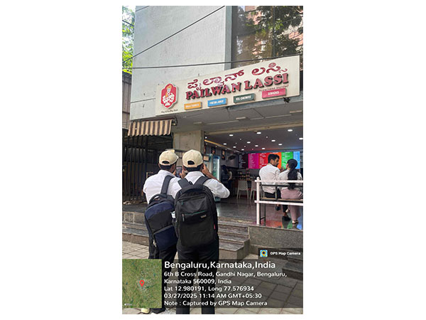 Students from Ramaiah College of Law conducting an accessibility audit in Gandhinagar