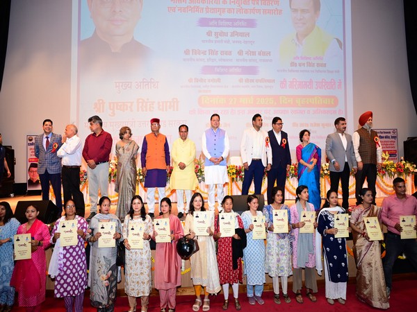 Uttarakhand, CM Pushkar Singh Dhami distributes appointment letters to newly appointed nursing officers (Photo/State Government)