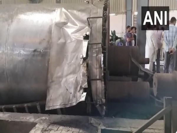 Visuals from the factory in Ghaziabad (Photo/ANI)