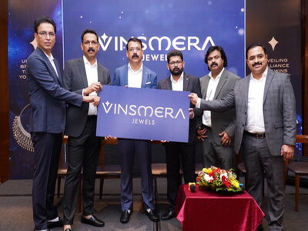 Vinsmera Group’s leadership team at the press meet announcing their ₹2,000 crore investment in jewellery retail expansion