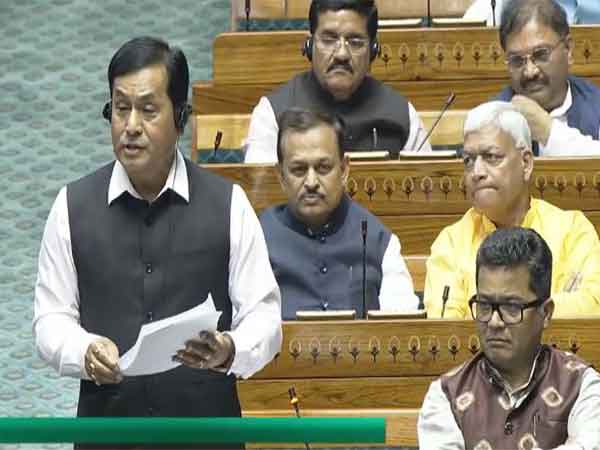 Sarbananda Sonowal, Union Minister of Ports, Shipping and Waterways (Photo/ @sansad_tv)