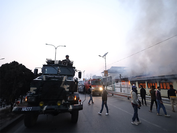 Visual from the protest (Image/ANI)