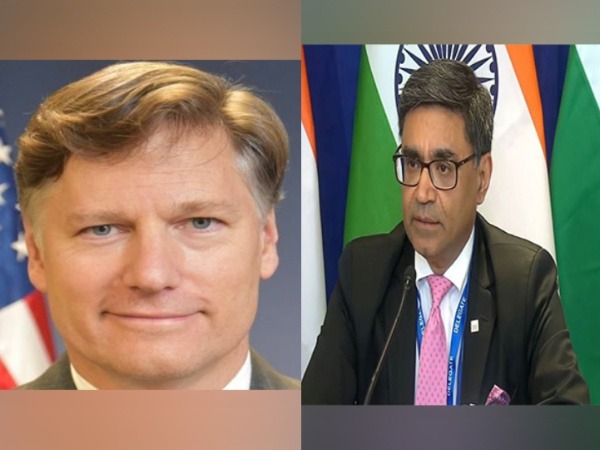 Foreign Secretary Vikram Misri and US Deputy Secretary of State Christopher Landau (Photo/@ChrisLandauUSA)