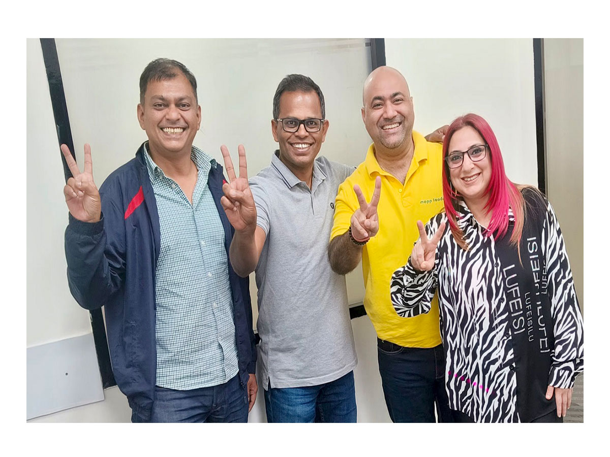 Left to right: Mahesh Madiyala, Gautam Balijepalli, Gaurav Gupta and Geetika Anand Gupta