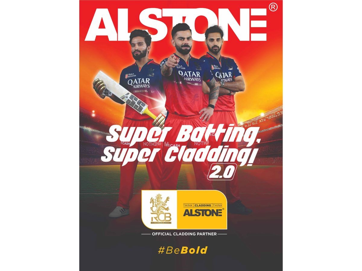 Alstone-Premium Exterior Cladding reunites with Royal Challengers Bengaluru as its Official cladding Partner