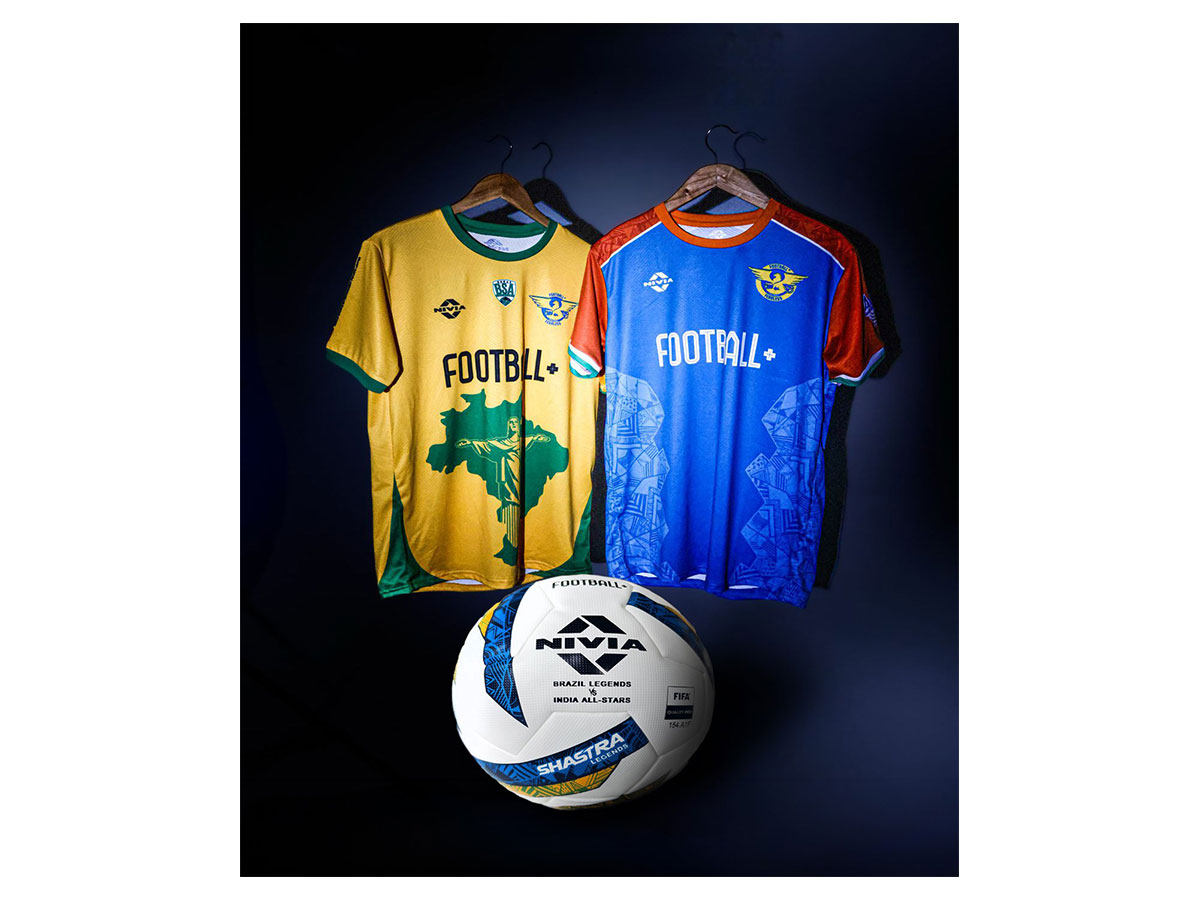 When Legends Play, Nivia Leads: Official Ball and Apparel Partner of Brazil vs. India Football Spectacle