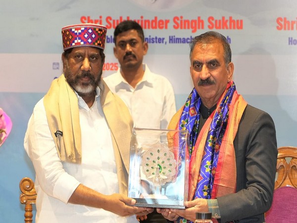 Himachal Pradesh signs MoU with Government of Telangana for hydro-electric power projects (Photo/ANI)