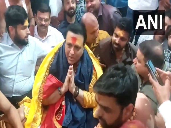 Govinda at  Mahakaleshwar Jyotirlinga Temple (Image Source: ANI)