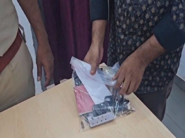 Weapon seized by Hyderabad police. (Photo/ANI)