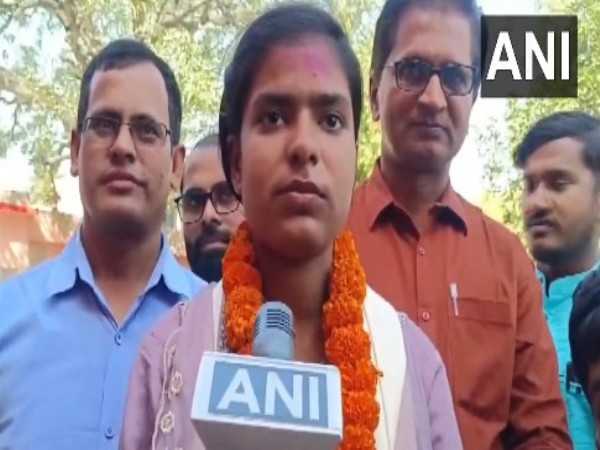 Bihar Board Class 10 topper Sakshi Kumari. (Photo/ANI)