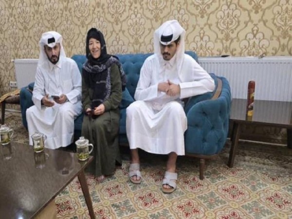 American Woman Faye Hall freed from Taliban custody (Photo/X@realZalmayMK)