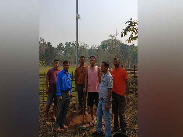 Aaranyak installs solar street lights in HEC hit villages (Photo/ANI) 