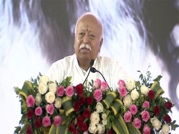 Rashtriya Swayamsevak Sangh (RSS) chief Mohan Bhagwat (Photo/ANI)