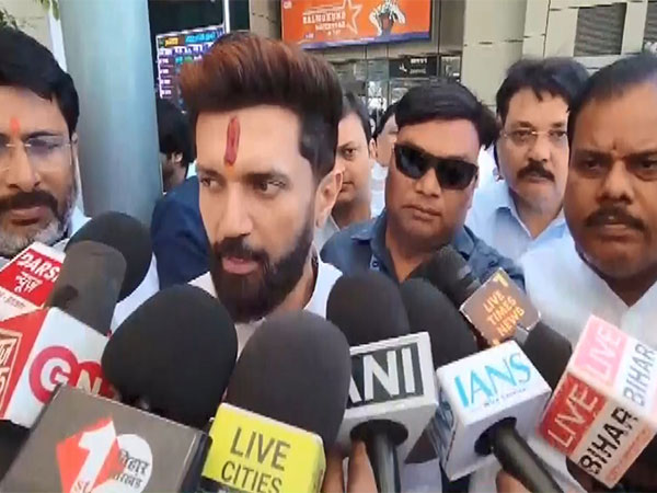 Union Minister Chirag Paswan (Photo: ANI) 