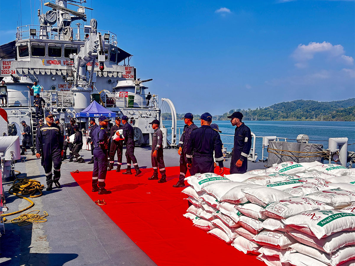 Aid being taken to Myanmar (Image/ Ministry of Defence)