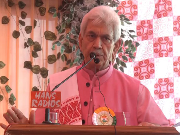Jammu and Kashmir LG Manoj Sinha (Photo/ANI)
