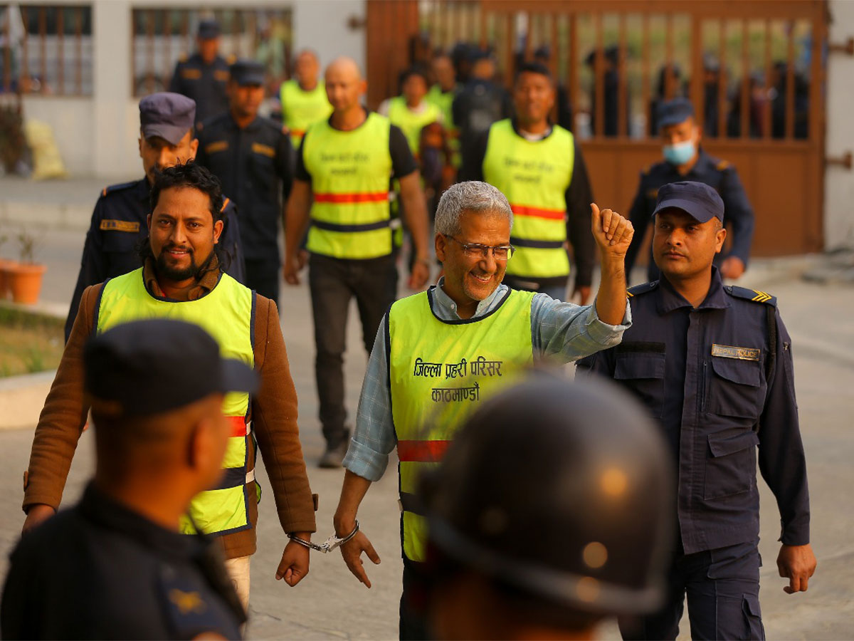 Pro-monarchy leaders at Nepal (Image/ANI)