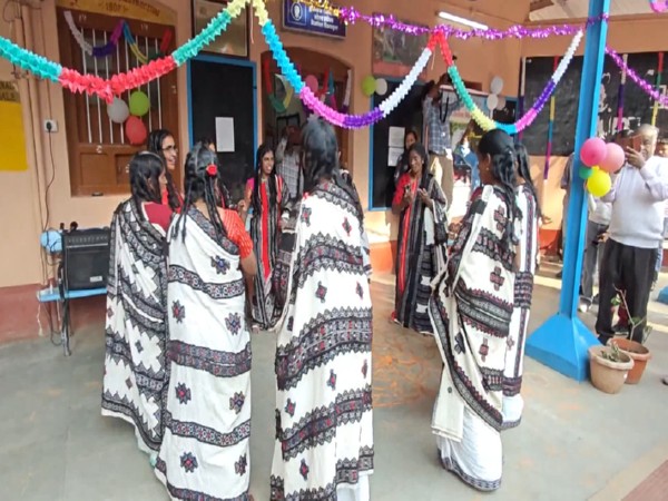  Locals celebrate 117th anniversary of Ooty Lovedale Hill Railway Station. (Photo/ANI)