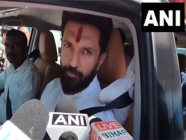 Union Minister and LJP (Ram Vilas) chief Chirag Paswan (Photo/ANI)