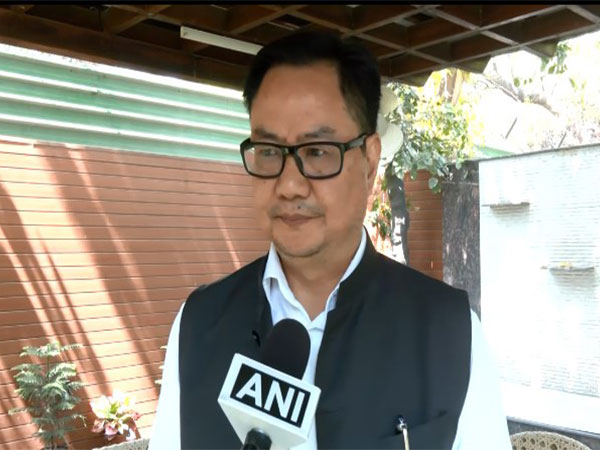 Union Parliamentary Affairs Minister Kiren Rijiju (Photo/ANI)