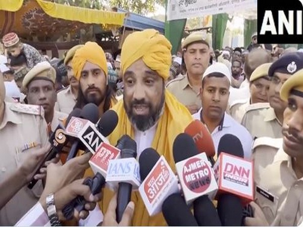Spiritual head of Ajmer Dargah, Syed Naseruddin Chishty (Photo/ANI) 