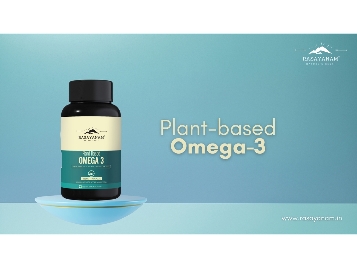 Rasayanam Introduces 100% Plant-Based Omega-3 Supplement for Vegetarians and Vegans