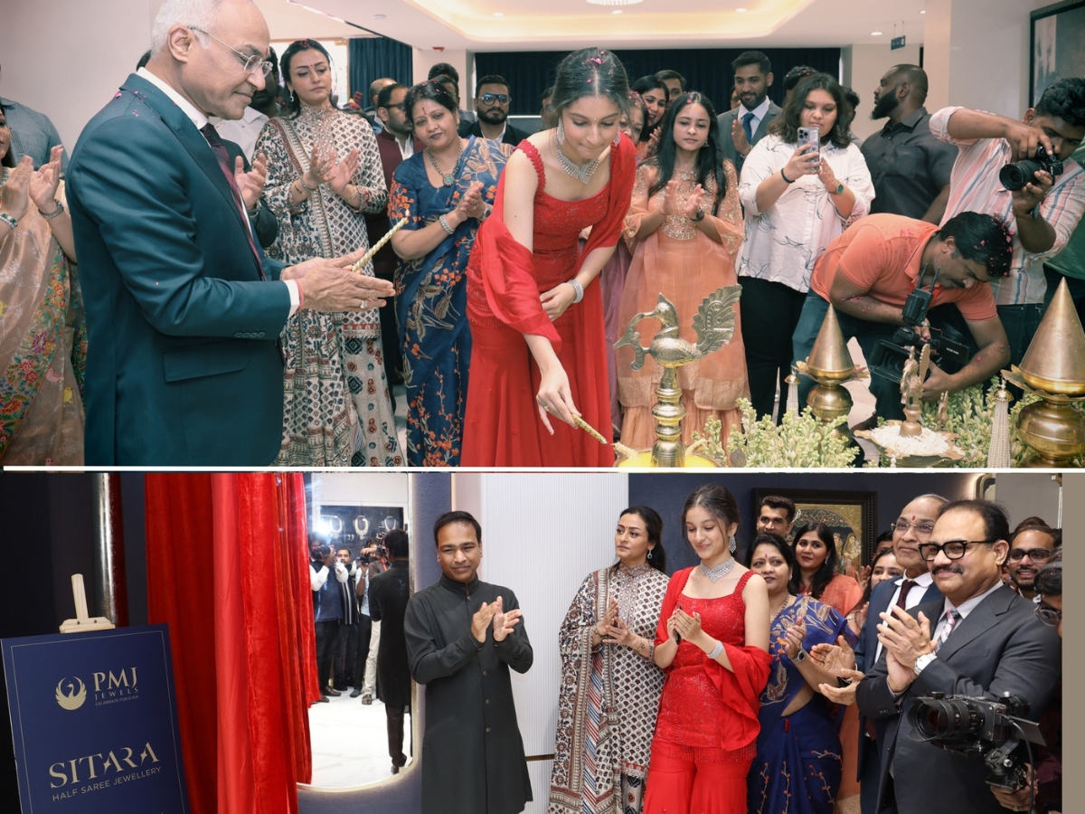 Sitara Ghattamaneni inaugurates PMJ Jewels’ grand 40th store in Punjagutta, the brand’s largest and most iconic outlet yet.