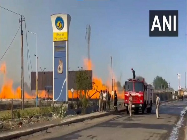 Massive fire breaks out in Gujarat's Kutch (Photo: ANI)