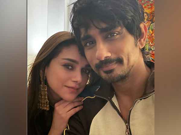 Couple Aditi Rao Hydari and Siddharth (Image source: Instagram)