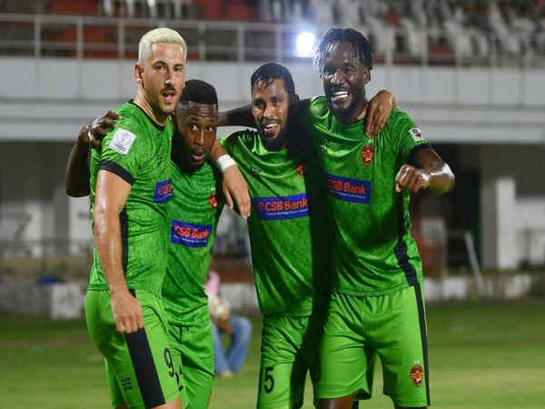 Gokulam Kerala celebrate after beating Sreenidi Deccan in I-League 2024-25 (Image: I-League/AIFF media)