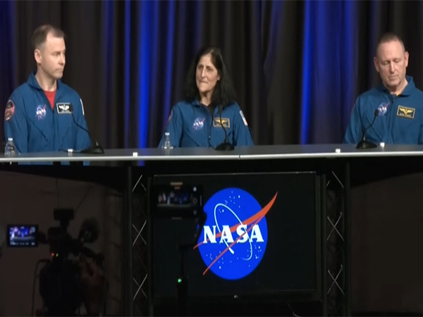 NASA Astronauts Nick Hague, Sunita Williams, and Butch Wilmore (Photo/Screengrab from the NASA's SpaceX Crew-9 Post-Flight News Conference)
